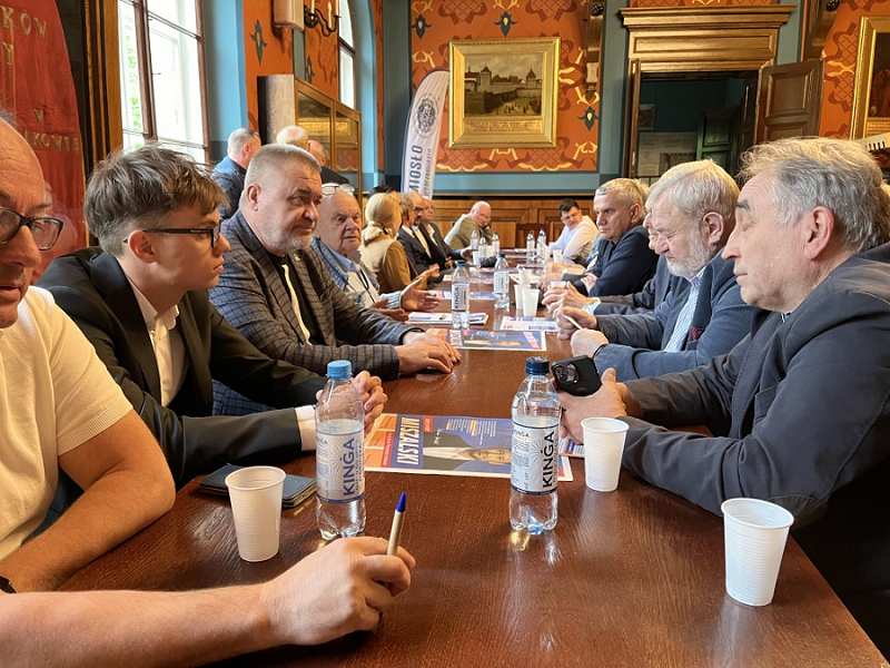 Spotkanie z kandydatem na prezydenta miasta Krakowa, posłem na Sejm RP Aleksandrem Miszalskim