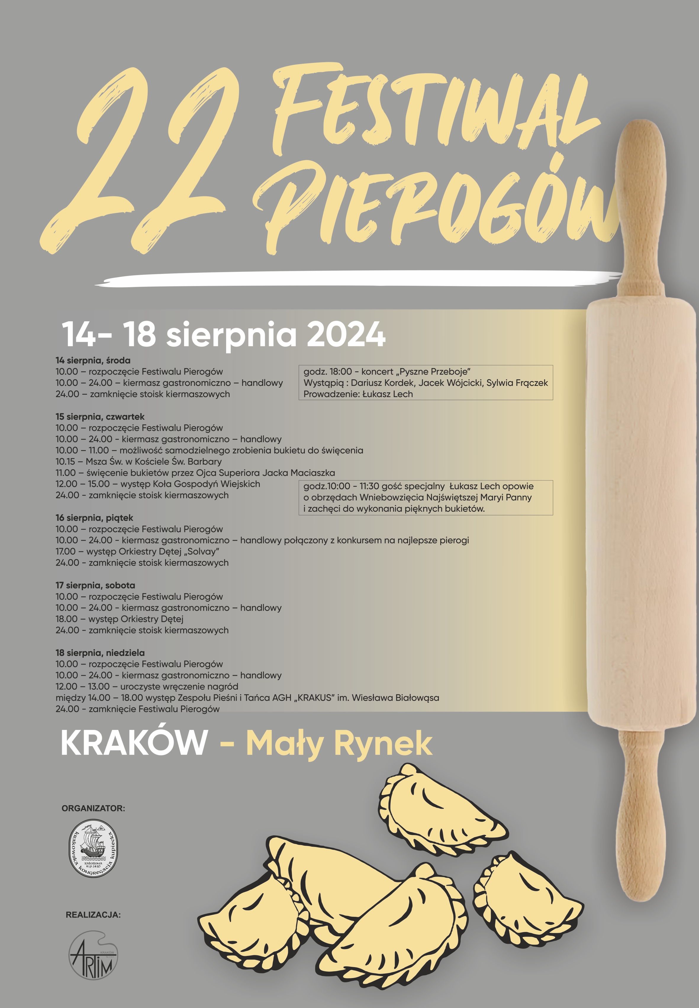 22. Festiwal Pierogów na Małym Rynku