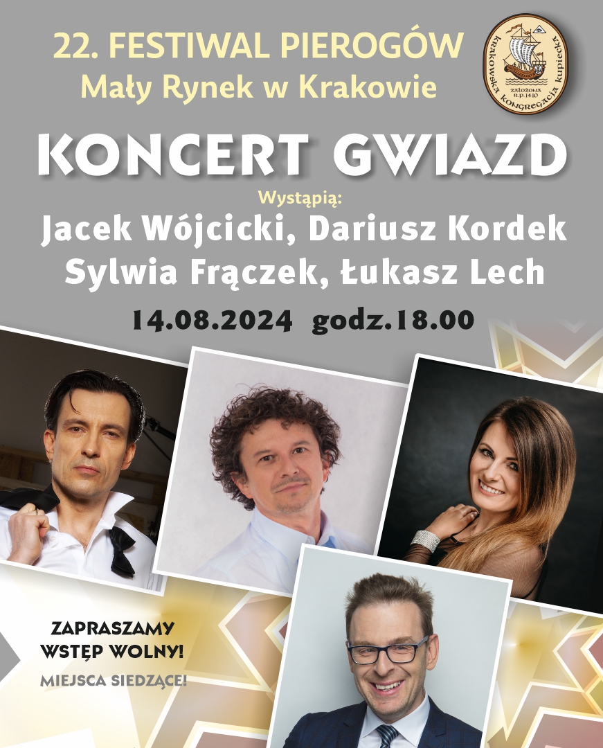 Koncert gwiazd na inaugurację 22. Festiwalu Pierogów